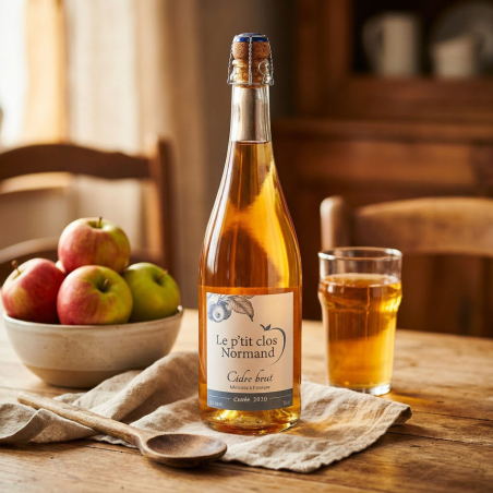 Cidre brut -75cl- Le p'tit clos normand