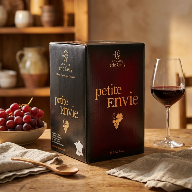 Cubi Petite Envie - rouge  5L - 13,5%vol